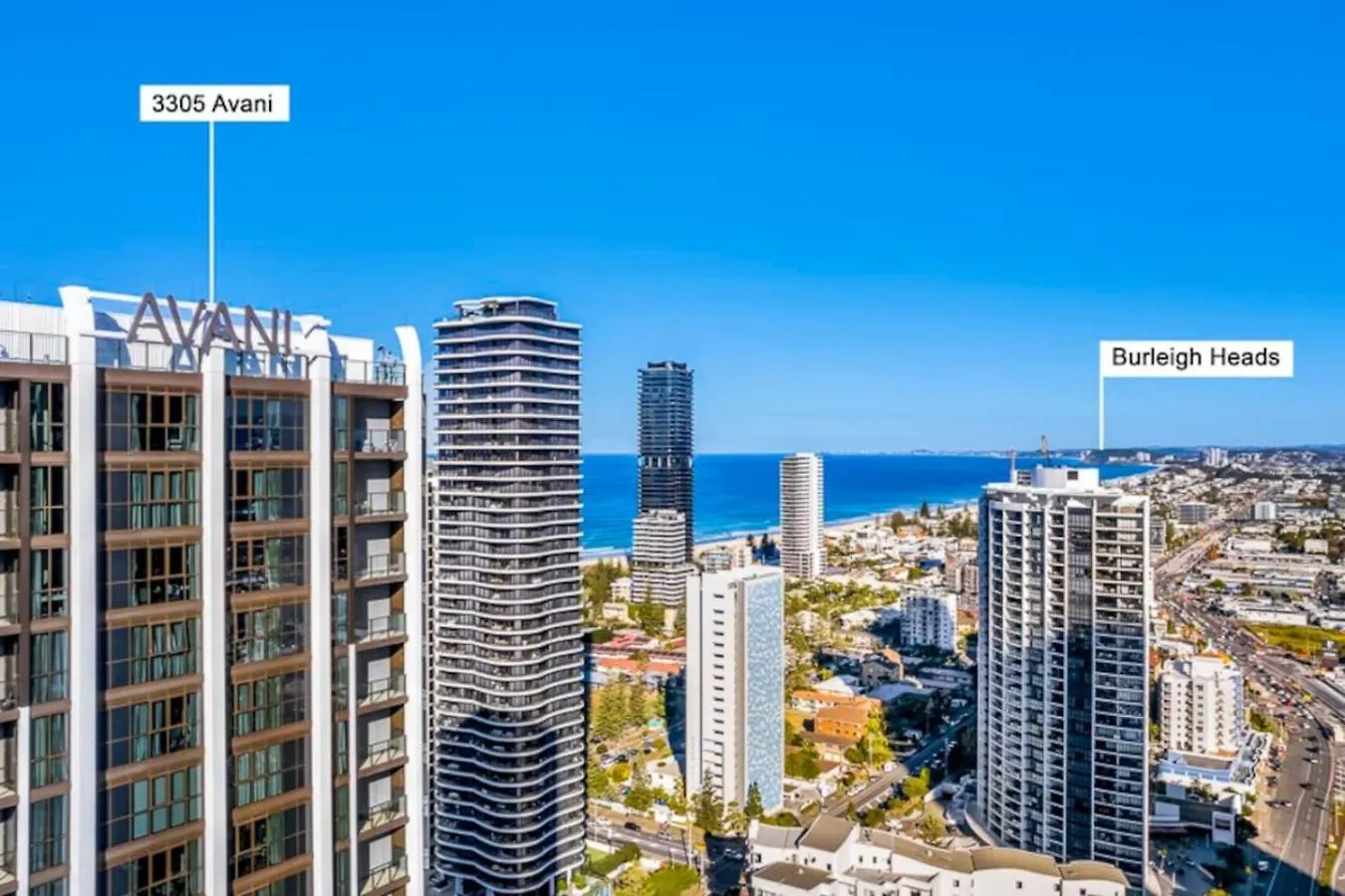 Broadbeach Ocean View Apartment Wifi Parking Gold Coast